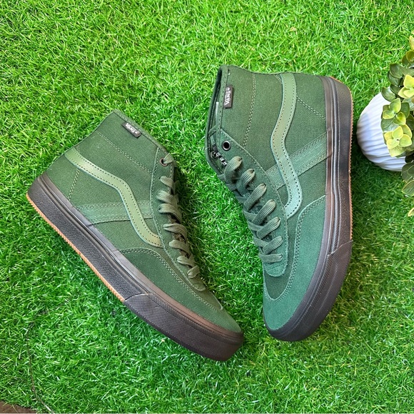 Vans Crocket High Dark Green / Black - Picture 9 of 9